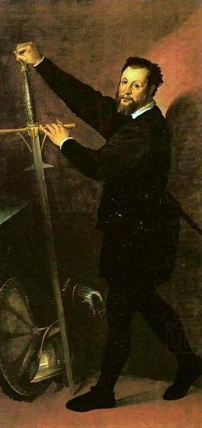 Bartolomeo Passerotti Portrait of a man with a sword